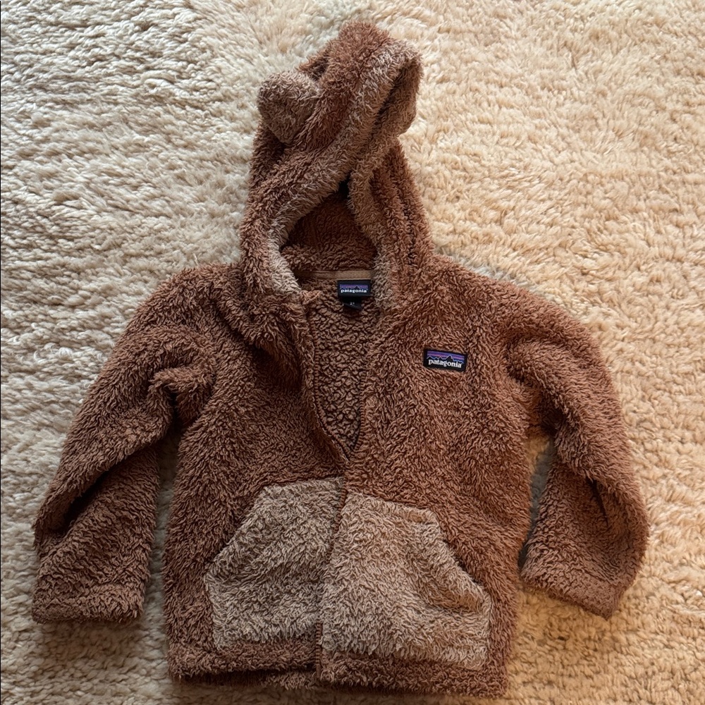 Patagonia Furry Friends Teddy Toddler Fleece Jacket 2T